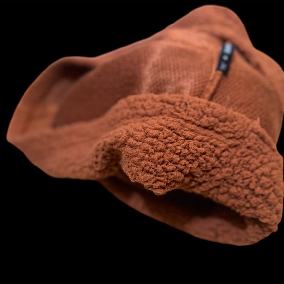 Zapul Women Rusty color CROP Hoodie sweater Size Small. - Picture 7 of 12